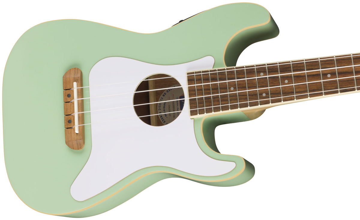 Stratocaster Fullerton Uke WN Surfgrün