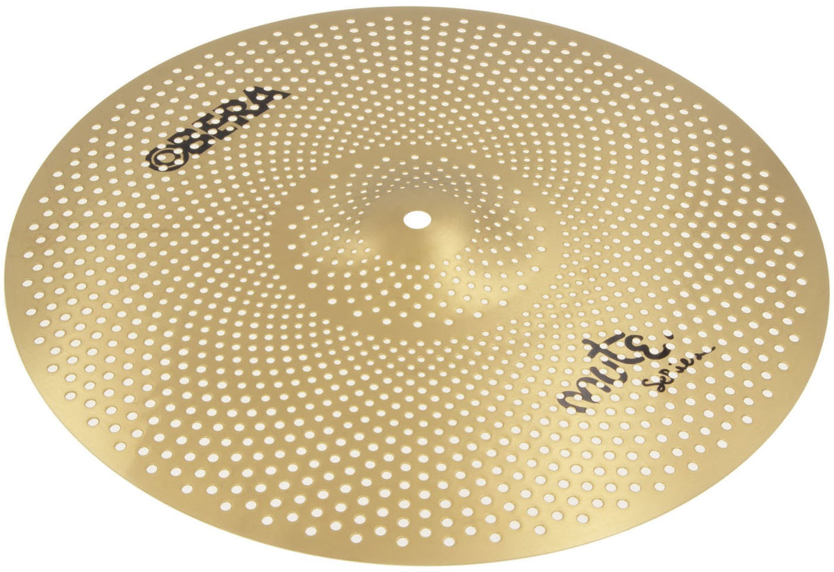 Mute 3x Silent Cymbals Set - 14" 16" 20" - Brass Finish