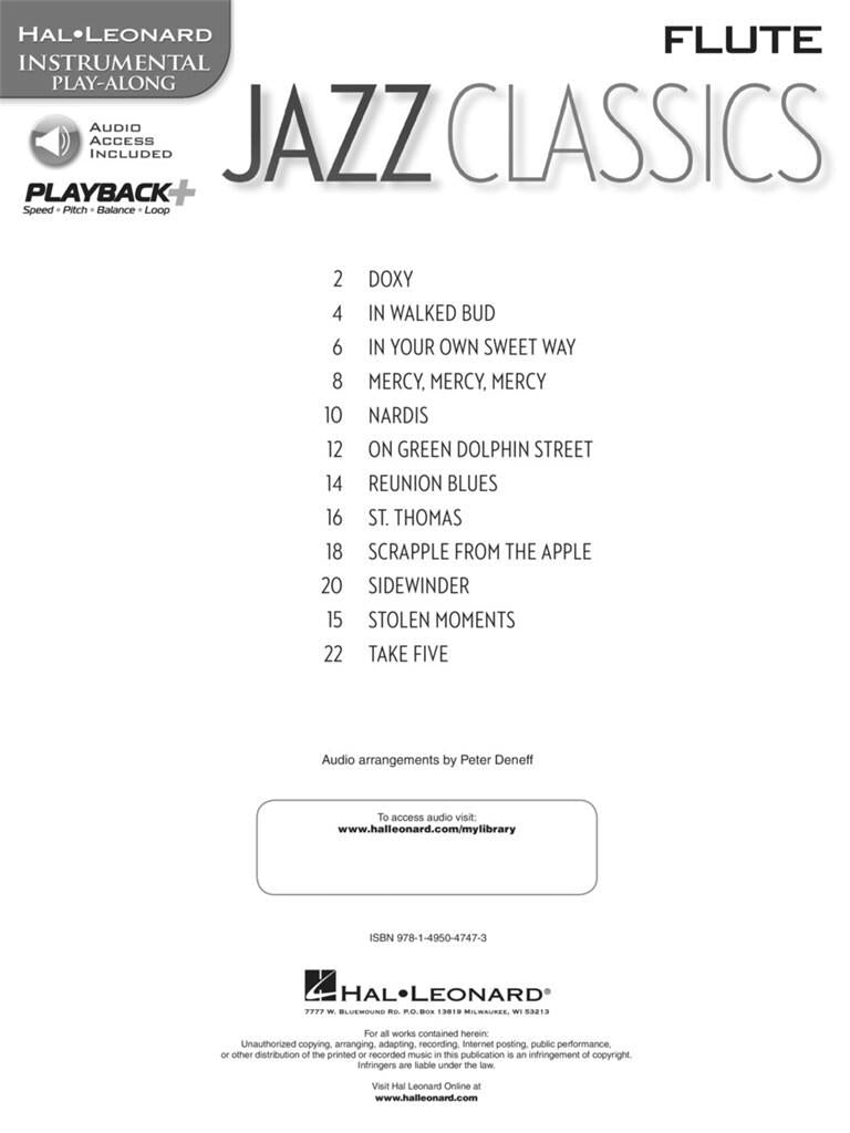 Jazz-Klassiker - Flöte