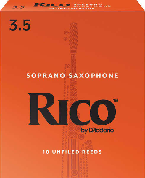 D'addario - Rico SOPRAN-SAXOPHONBLTTER STRKE 35 10ER-PACKUNG
