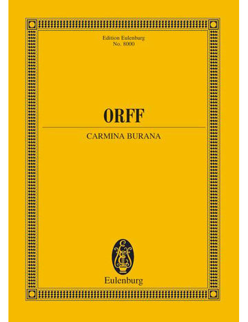 Orff - Carmina Burana - Soloists (Stbar) Choeur Mixte (Satb) Choeur Enf Et Orchestre