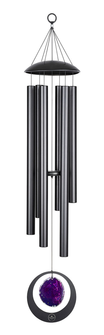 Chimes Sonic Energy Agate 50" Schwarz 432Hz