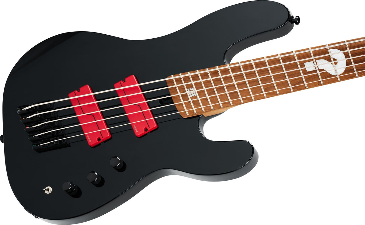 Sleep Token III Signature Pro-Mod San Dimas Bass V, Karamellisiertes MN Schwarz