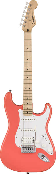 Squier Stratocaster HSS Sonic Mn Tahitianisches Korallenrot