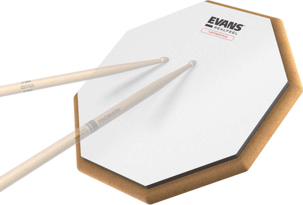 RealFeel EVANS Attacktile Mountable Drum Pad 10"