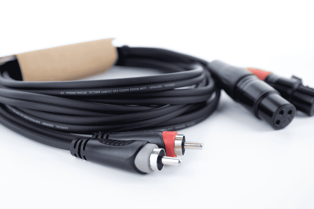 Audiokabel Doppel-XLR-Buchse / RCA 3 M