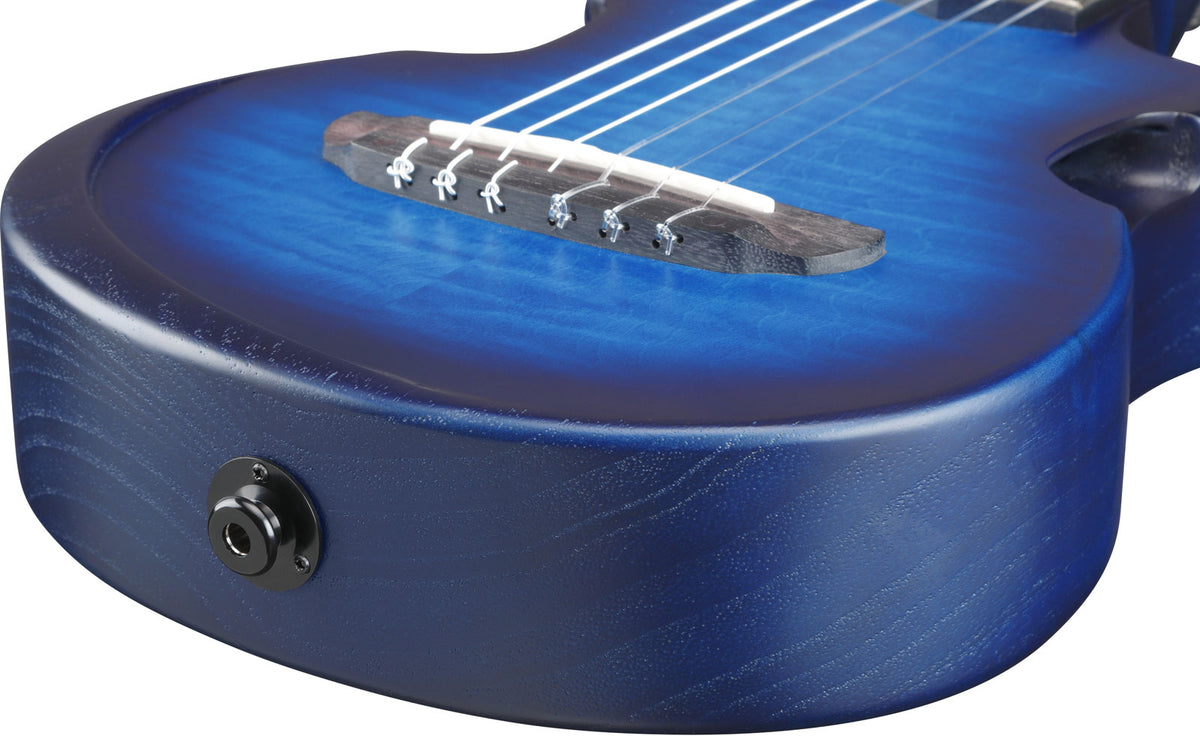 AUP10FMNE-TBO Transparent Blue Sunburst Offenporig