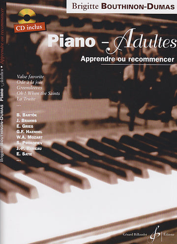 BOUTHINON-dumas Brigitte - PIANO-adultes Vol.1 + CD