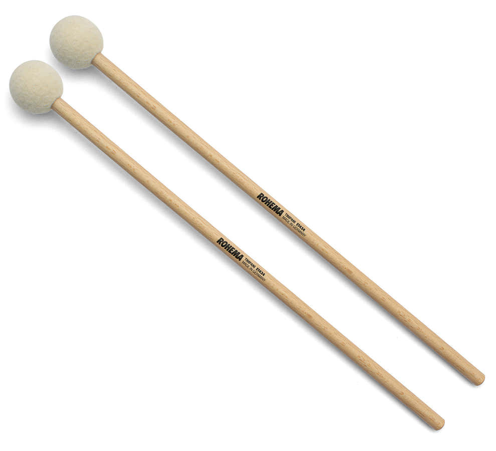 ET434 - TIMPANI MALLETS 35MM FELT - HARD