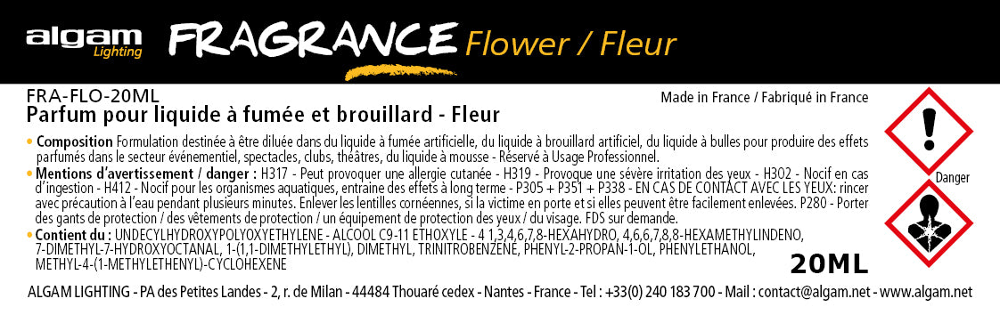 Parfum für Rauch- und Nebelfluid Blume 20ML
