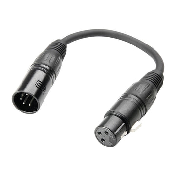 ADAPTER DMX XLR 5-POLES M TO XLR 3-POLES F 0.2 M