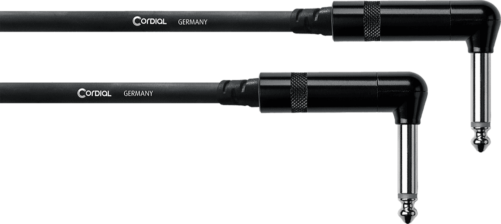 Cordial Patchkabel Gitarre Klinke Abgewinkelt 15 CM