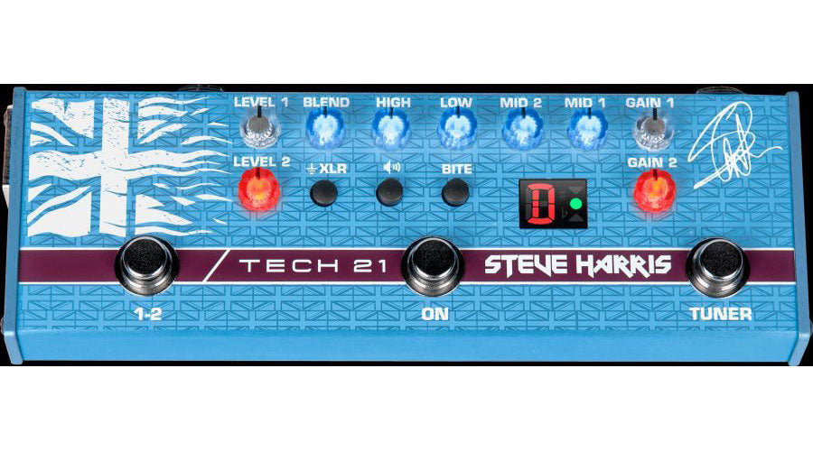 Tech21 SH1 STEVE HARRIS SIGNATURE PEDAL PREAMPLIFIER FOR BASS