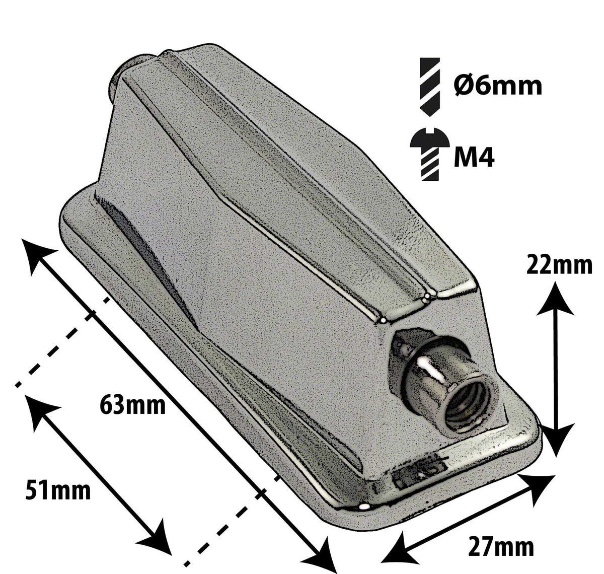 L1SD - SPANNBCKCHEN SNAREDRUM - 51MM (X1)