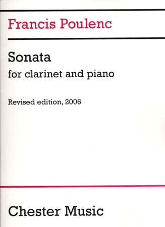 Poulenc Francis - Sonate - Klarinette und Klavier