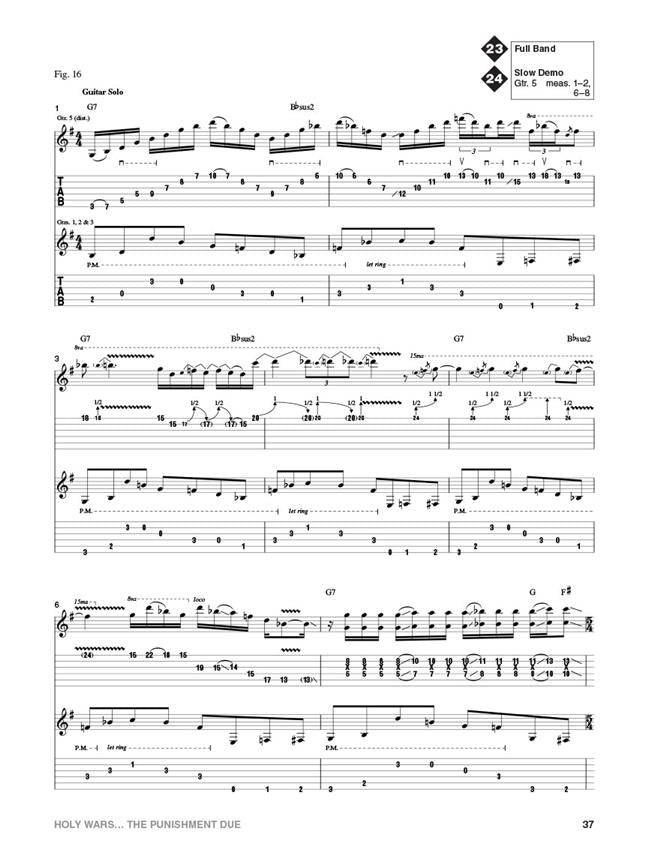 Mégadeth Guitar Signature Licks - Guitar Tab
