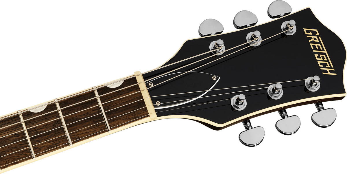 G2655 Streamliner Center Block Jr. Doppel-Cutaway mit V-Stoptail LRL Schwarz