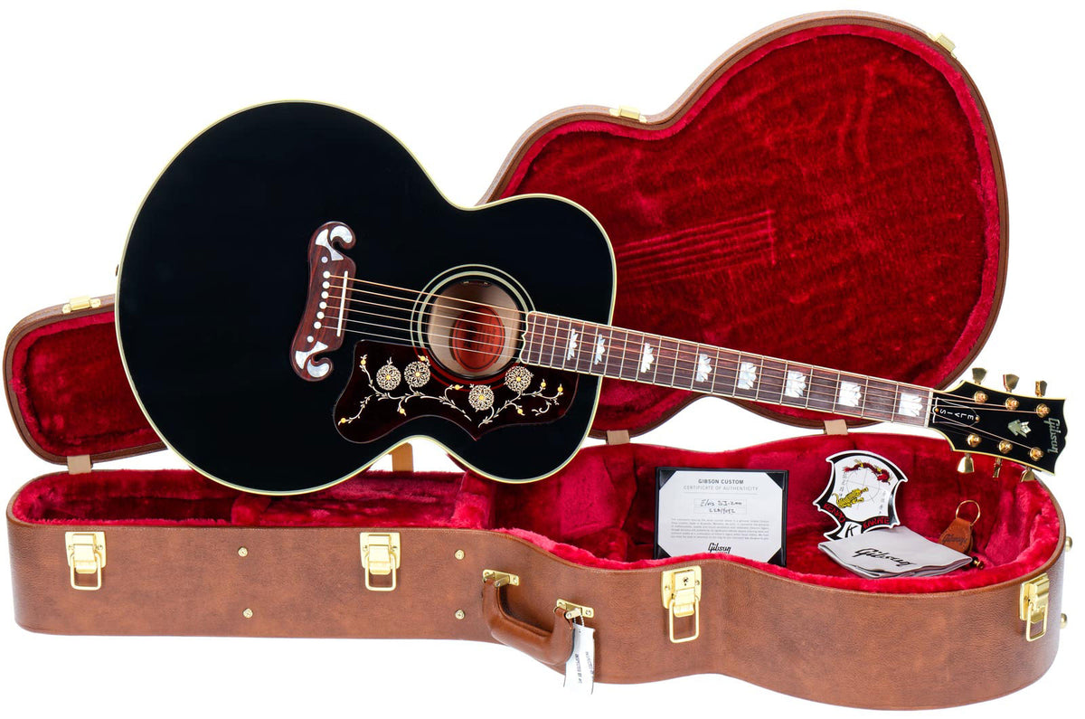 SJ-200 Signatur Elvis Ebenholz CS MC