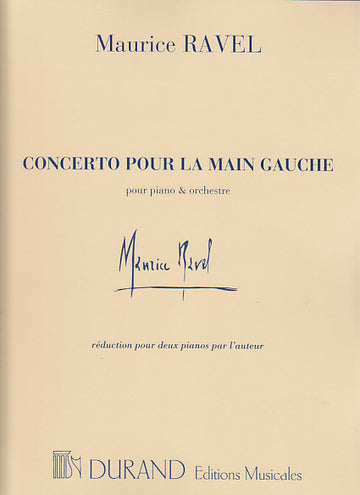 Ravel - Concerto Pour La Main Gauche (2 Pianos)