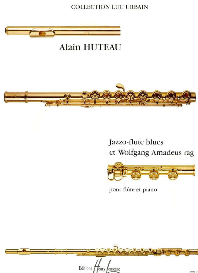 Huteau - JAZZO-flûte Blues & W.a. Rag - Flöte und Klavier (oder Vibraphon)
