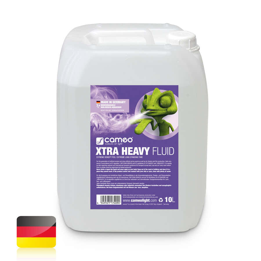 XTRA HEAVY FLUID 10L - EXTREM LANGFRISTIGE UND HOCHDICHTE FLSSIGKEIT FR RAUCHMASCHINEN - 10L