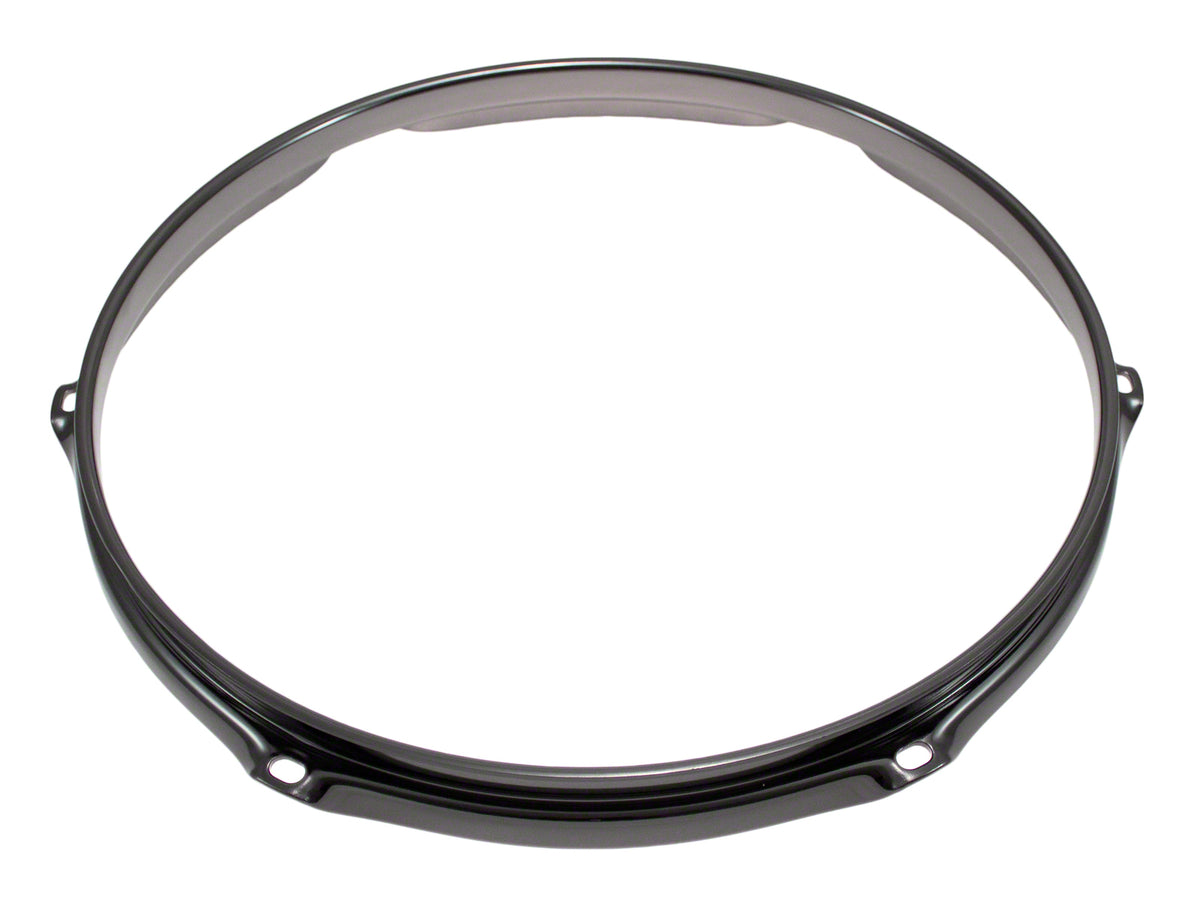 H23-12-6BK - 12" SPANNREIFEN 6-LOCH SCHWARZE SUPER DREIFACHE FLANSCH 2.3MM