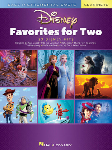 DISNEY FAVORITES FOR TWO - CLARINET
