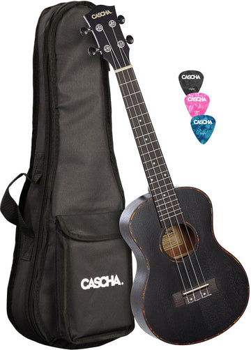 HH 2305L Tenor Mahagoni Schwarz Linkshänder