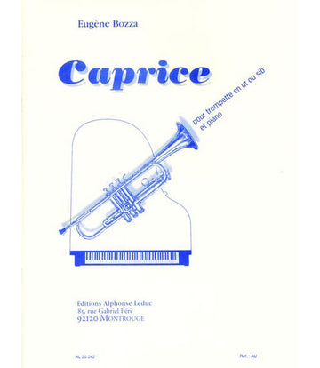 BOZZA E. - CAPRICE - TROMPETTE (UT OU SIb) ET PIANO