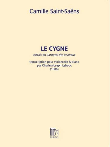 SAINT-saëns Cmaille - Le Cygne - Violoncelle & Piano