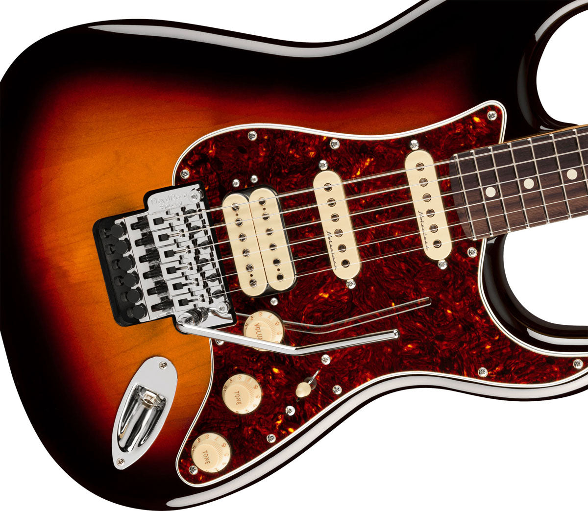 Stratocaster Player II Modified HSS Floyd Rose RW 3 Töne Sunburst