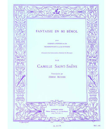 SAINT-SAENS CAMILLE - FANTAISIE EN MIB - TROMPETTE & PIANO