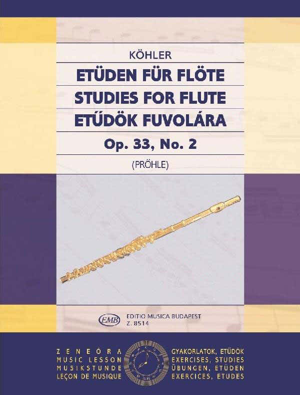 Kohler – Studien für Flöte Bd. 2 Op 33 Nr. 2 – Flöte