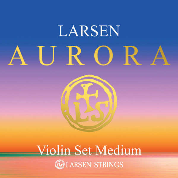 Larsen Strings Aurora 4/4 Satz - D Medium Aluminium