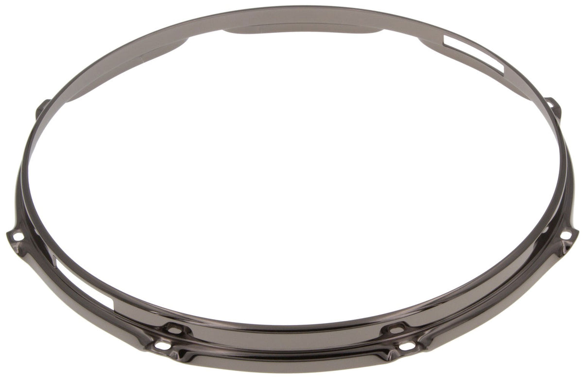 HS23-13-8SBK - 13" Spannreifen Snareunterseite 8-Loch Schwarze S-Stil dreifache Flansch 2.3mm