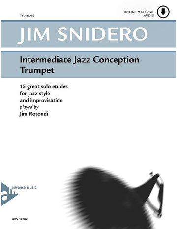 SNIDERO JIM - INTERMEDIATE JAZZ CONCEPTION + ONLINE AUDIO - TRUMPET