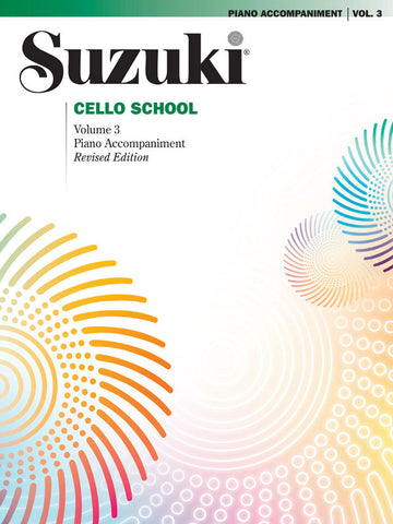 Suzuki - Cello School Vol.3 - Accompagnement De Piano