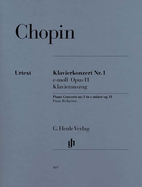 Chopin F. - Konzert für Klavier und Orchester Nr. 1 e-Moll Op. 11