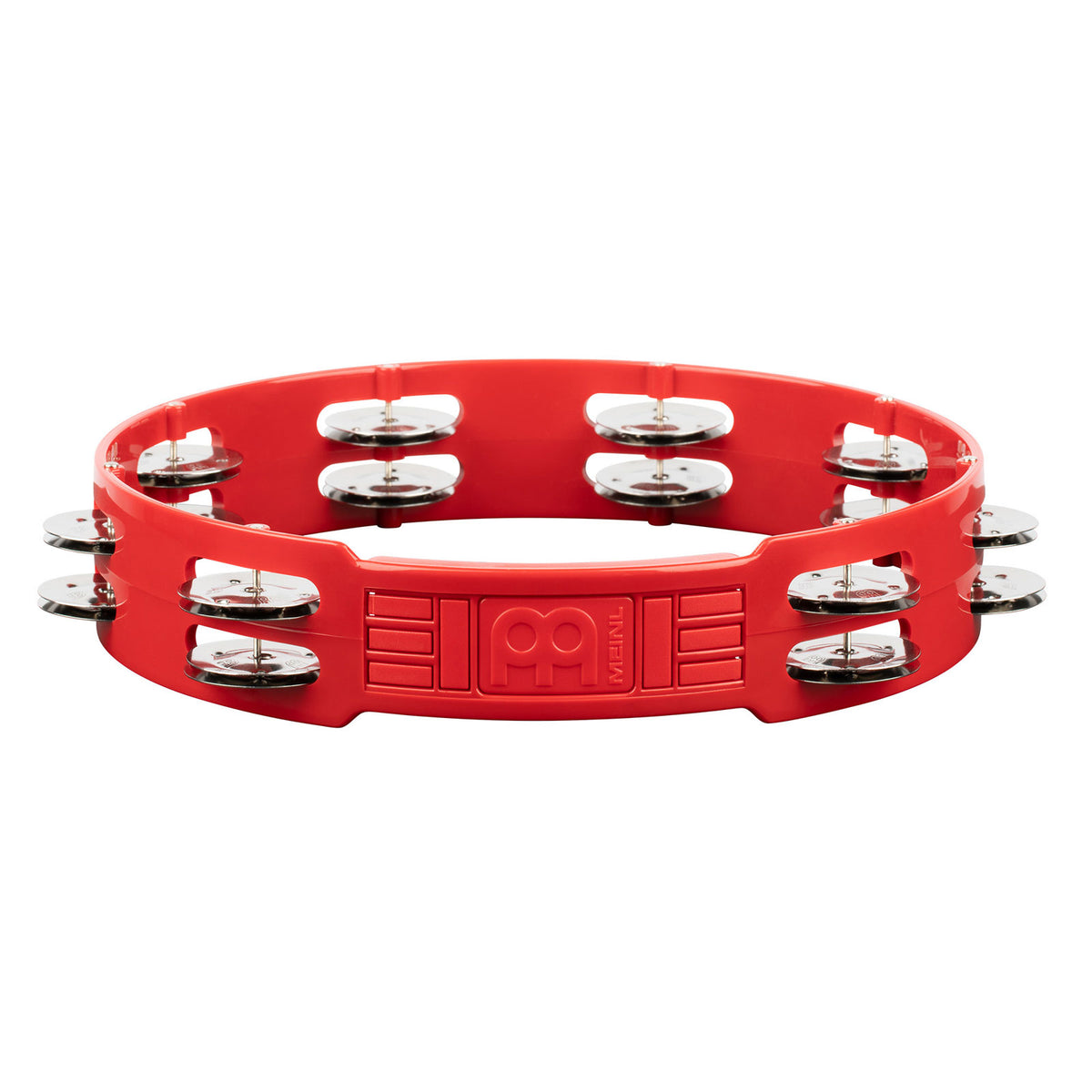 HTT10R - Tambourin ABS Rot 25CM 1 Reihe Zimbeln