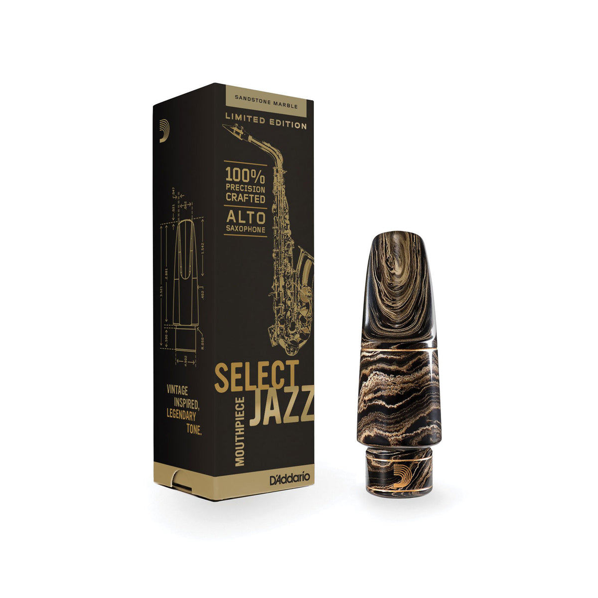 MJS-D6M-MB - ALT-SAXOPHONE MUNDSTUCK JAZZ MARBLE D6M