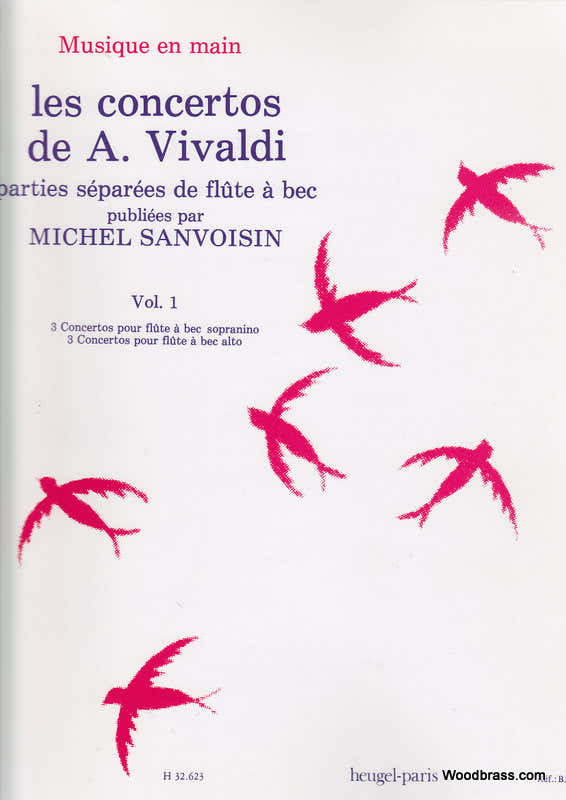 Vivaldi A. / Sanvoisin M. - Concertos Vol.1 - Flute A Bec Seule