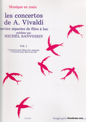 Vivaldi A. / Sanvoisin M. - Concertos Vol.1 - Flute A Bec Seule