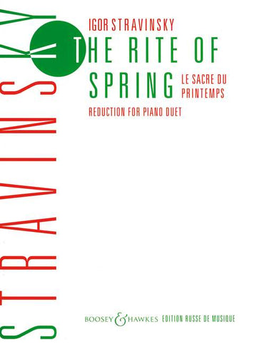 Stravinsky Igor - The Rite Of Spring - Reduction Piano