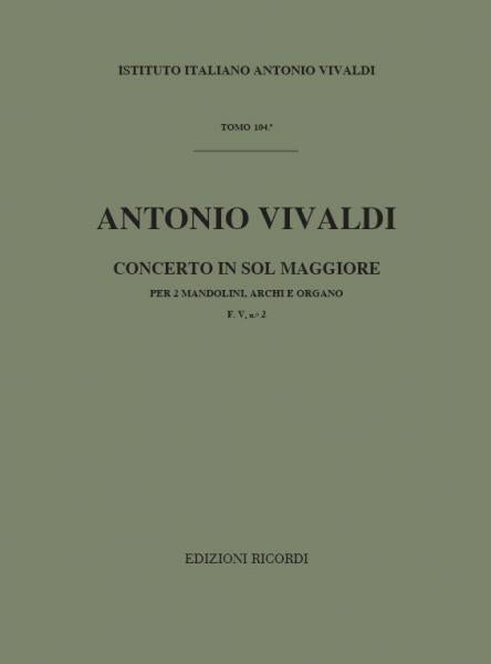 VIVALDI A. - Konzert in G - Mandoline