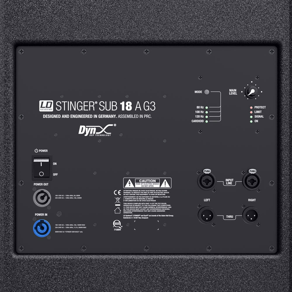 LDESUB18AG3 - Aktiver 18-Zoll-Subwoofer