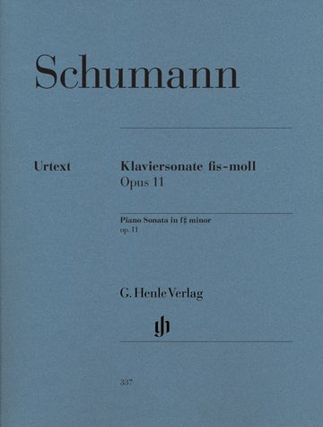 Schumann R. - Piano Sonata F Sharp Minor Op. 11