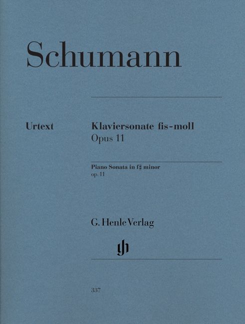 Schumann R. - Piano Sonata F Sharp Minor Op. 11