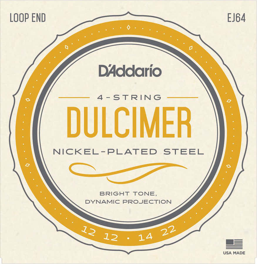 4 STRING DULCIMER STRINGS EJ64 FROM ADDARIO
