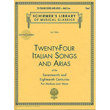 24 Italian Songs & Arias 17 & 18 TH Medium Low + MP3