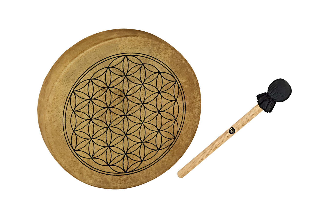 HOOP DRUM SONIC ENERGY - DIAM 15" / 38,1 CM - WITH FLOWER OF LIFE SYMBOL